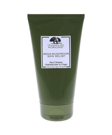 Origins Mega-Mushroom Skin Relief Face Cleanser 5 oz - Soothing Face Wash for Sensitive Skin - Buy Online on SooperMarket.com