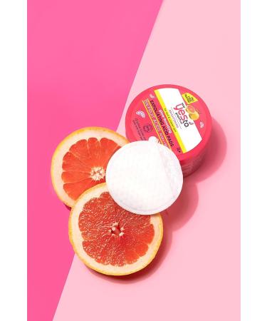Yes To Grapefruit Weekly Acid Pads | Brightening Exfoliating Treatment for Glowing Skin | Improves Tone & Texture with Antioxidants AHAs & BHAs | Natural Vegan Cruelty-Free | 12-Count - Buy Online on SooperMarket.com