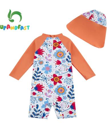 UPF 50+ Sunflower Baby Girls' Swimsuit with Snap Bottom | 18-24 Months - Buy Online on SooperMarket.com