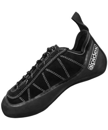 ALPIDEX leather climbing shoes lace-up for men and women symmetrical