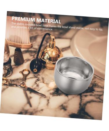 Professional Stahad Double-Walled Stainless Steel Shaving Foam Cup - Comfortable Shave for Men | Premium Shaving Soap & Razor Accessories - Buy Online on SooperMarket.com