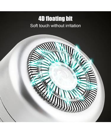 Premium 4D Electric Razor for Men | Waterproof USB Charging Shaver | Long-Lasting Compact Face Shaver - Buy Online on SooperMarket.com