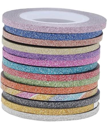 3 Rolls(One roll per size) Monochrome Scrub Nail Art Striping Tape Lines Width 1/2/3mm-Striping Tape for Nail Art-Nail Striping Tape Foil-Nail Striping Tape Thick-Nail Striping Tape with Dispenser-Self-Adhesive DIY Nail Art Tape 14 - Buy Online on SooperMarket.com