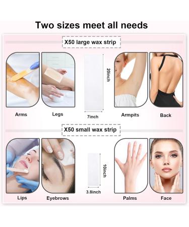 Wax Strips Kit 250pcs - Body & Facial Hair Removal for Men & Women - Buy Online on SooperMarket.com