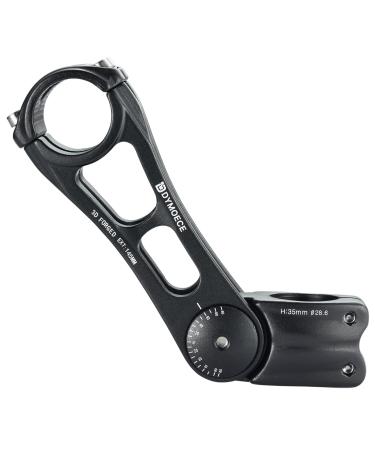 D Dymoece Bike Stem 0-70 Degree 31.8mm Bicycle Stem Extender Riser Adjustable for MTB Mountain Bike Road Bike BMX 90mm 110mm 145mm 31.8 x 145mm