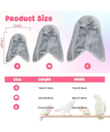 Rypet Cozy Corner Fleece Bird Blanket - Parrot Cage Snuggle Hut for Parakeet, Cockatiel, African Grey - Hanging Hammock Toy for Small Amazon Parrots - Buy Online on SooperMarket.com