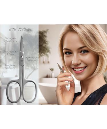 Extra Sharp Stainless Steel Nail Scissors | Rust-Free Manicure & Pedicure Tools for Men & Women - Buy Online on SooperMarket.com
