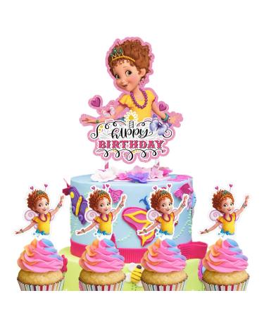 Nan Party Decor for Fancy cy Cake Cupcake Toppers Theme Birthday Supplies Favors Topper Decorations