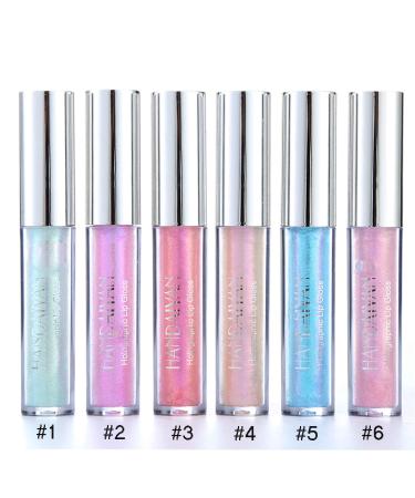 COOSA Glitter Liquid Lipsticks Set - 6 Color Diamond Shimmer Metallic Lipstick Kit - Buy Online on SooperMarket.com