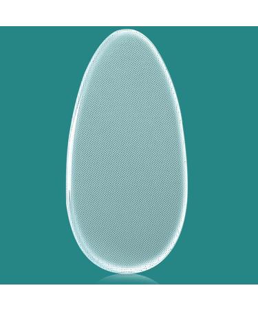 Veeteah Heel Scrubber - Glass Callus Remover - Clear in-Shower Foot Scrubber Callus Remover Pedicure Foot File for Smoothing Feet Dead Skin Egg - Buy Online on SooperMarket.com