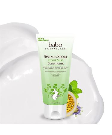 Babo Botanicals Purifying Swim & Sport Conditioner - Passion Fruit Oil & Aloe Vera, Kids & Sensitive Skin, 6oz - Buy Online on SooperMarket.com