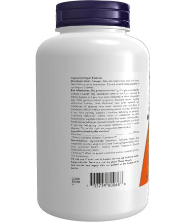 NOW Alpha Lipoic Acid 600mg 60 Veg Capsules & L-Carnitine Double Strength 1000mg 100 Tablets SUPPLEMENT + SUPPLEMENT L-Carnitine - Buy Online on SooperMarket.com