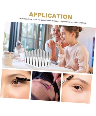 Mikinona 8pcs Mascara Empty Tube Empty Mascara Tube Eyelash Bottles for Outdoor Girl - Buy Online on SooperMarket.com