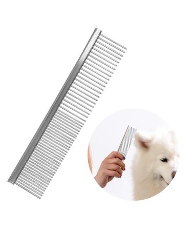 Wahl Metal Pet Comb Stainless Steel Dog and Cat Comb Rust Resistant Comb Grooming Tools for Dogs Fur Detangling Tool for Pets Metal Combs for Thick Coats