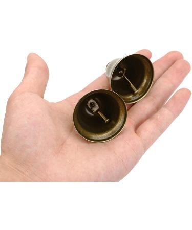 Eowpower 20Pack 38mm Vintage Bronze Jingle Bells for Dog Doorbell Training & Wind Chimes - Buy Online on SooperMarket.com