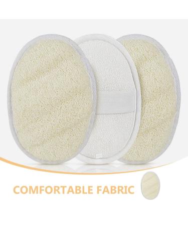 3pcs Exfoliating Loofah Body Wash Scrubbers | Shower Loofah Pads for Glowing Skin | International Shipping - Buy Online on SooperMarket.com
