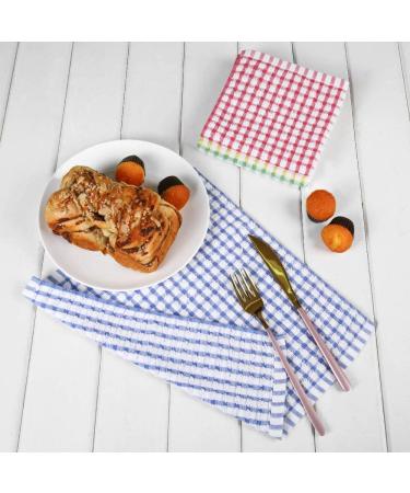 Oeleky Super Absorbent Dish Cloths 12x12 Inches - Pack of 8, Cotton Terry Kitchen Cleaning Rags - Buy Online on SooperMarket.com