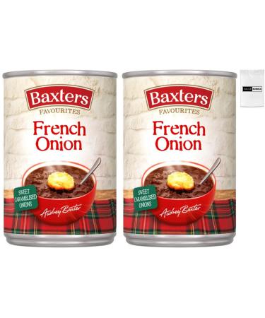 Value Bundle: BAXTERS Soup - Delicious Soup - Canned Soup - Soup Mix - Chunky Soup - Soups Canned - Custom Value Bundle Branded Pack of 2 (2 Pack French Onion) French Onion 1 count (Pack of 2)