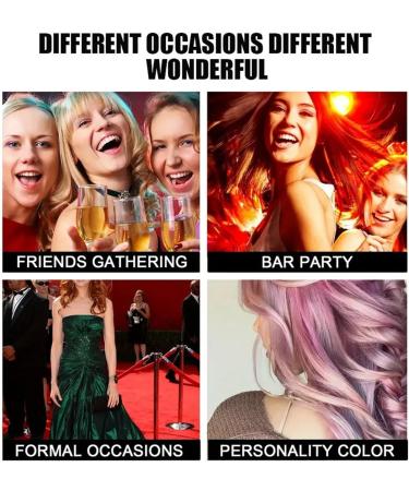 Hair dye Semi-Permanent Hair Colour Glossy Hair Colour Waterproof Long Lasting Natural Hair Colour Natural Looking Glow Fights Grey Hair Shine Hair Colour Colour Lasts Up To 6-10 Washes(mediumbrown) - Buy Online on SooperMarket.com