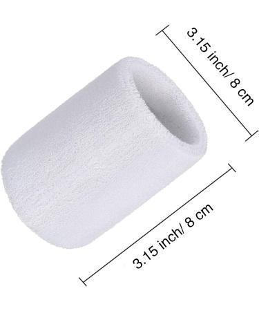 12 Cotton Welding Bands for Men & Women - Ideal for Tennis Basketball Running & Gym Training | White & Opulent Garden - Buy Online on SooperMarket.com