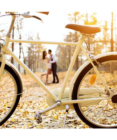 4 PCS Cyberone Oval White Bicycle Wheel Spoke Reflectors for Mountain & Road Bike Safety - Buy Online on SooperMarket.com