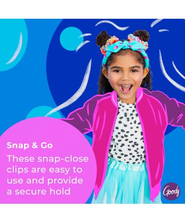 Goody Kids Mini Epoxy Contour Snap Clips - 8 Count Daisy Charm - Pain-Free Hair Accessories for Women and Girls - Buy Online on SooperMarket.com