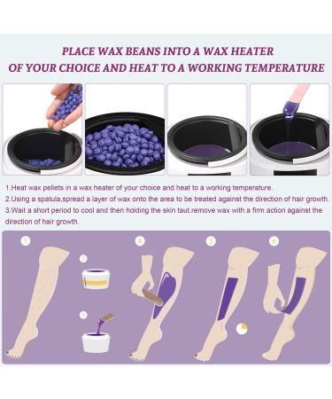 Home Digital Waxing Kit for Coarse Hair Removal - Hard Wax Warmer for Women and Men - Includes Premium Wax Beans and Applicator Sticks - White - Buy Online on SooperMarket.com