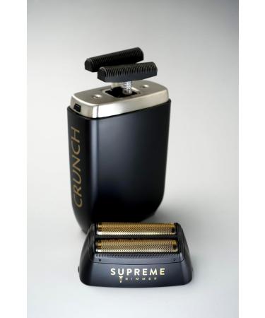 Supreme Trimmer Crunch Mens Foil Shaver STF602 | 150 Min Run Time | Waterproof Electric Razor for Short Hair & Stubble - Perfect for Barbers | Black - Buy Online on SooperMarket.com