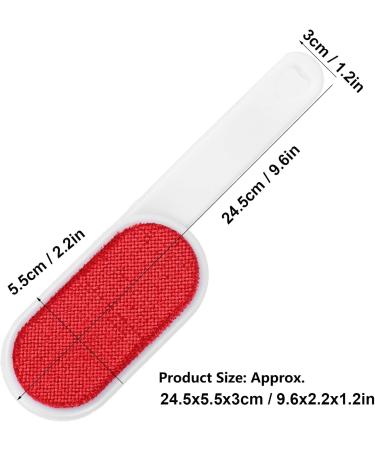 Efficient Double-Sided Lint Remover Brush | Clothes Coat & Pet Hair Removal Tool | Reusable Household Essential for Pet Owners - Buy Online on SooperMarket.com