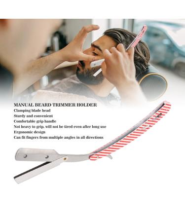 Beard Trimmer Holder - Ergonomic Foldable Blade Stand for Men | Home Salon Grooming Tool - Buy Online on SooperMarket.com
