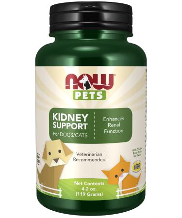 Now Foods Pets Kidney Support for Dogs/Cats 4.2 oz (119 g)