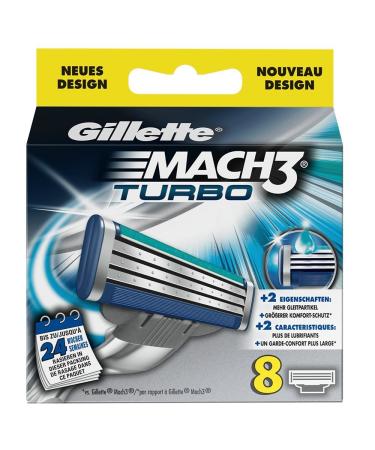 Discontinued model Gillette MACH3 Turbo razor blades 8 pieces 12 pieces (1 pack)