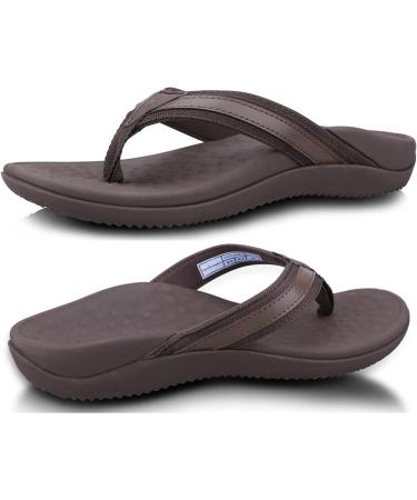 Footminders BALTRA Unisex Orthotic Arch Support Sandals - 13 Women/12 Men Cocoa Brown - Buy Online on SooperMarket.com