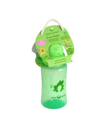 green sprouts Silicone Straw Bottle | Promotes Oral Development | Spill-Proof Flip-Cap | 2 Drinking Options | Dishwasher Safe - Buy Online on SooperMarket.com