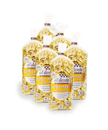 Al Dente Carba-Nada Egg Fettuccine, 10-Ounce Bags (Pack of 6) 10 Ounce (Pack of 6)