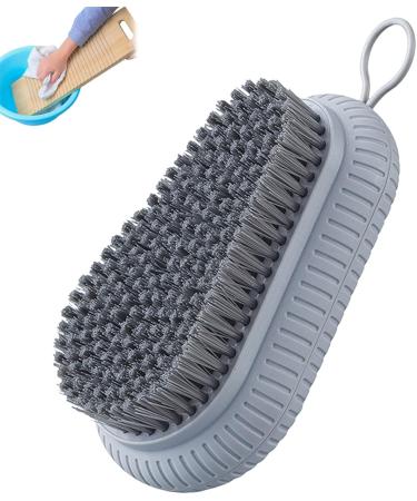 FACYNDE Needle Cleaning Brush - Stylish Fingernail Peeling Brush with Loop for Effective Nail Care - Unisex Pedicure Tool in Gray - Buy Online on SooperMarket.com