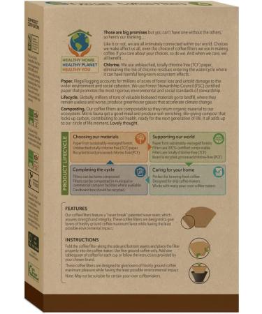 Natural Compostable Coffee Filters - If You Care #4 Cone, 100 Count, Chlorine Free - Buy Online on SooperMarket.com