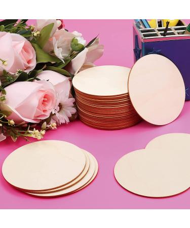 12Pcs 12 Inch Unfinished Wood Circles for Crafts - DIY Wooden Rounds for Door Hanger, Sign, Painting, Christmas Decor - Buy Online on SooperMarket.com