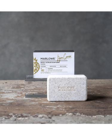 MARLOWE No. 102 Body Scrub Soap for Men - Limited Edition Ryan Garcia Champion Bar 7oz (1 Pack) - Buy Online on SooperMarket.com