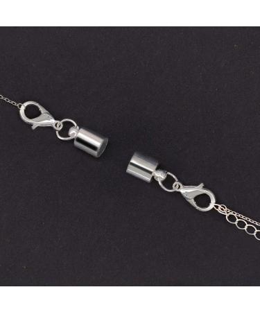 Pack of 12 Gold and Silver Magnetic Lobster Clasps for Jewelry - Strong Magnet Accessory for Necklaces and Bracelets - DIY Friendly - Buy Online on SooperMarket.com