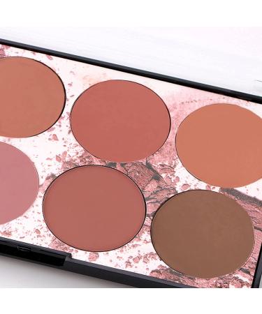 CCbeauty 8 Color Matte Blush Palette for Long Lasting Natural Glow | Professional Face Blushes and Highlight Palette - Ideal Valentine's Day Gift for Her - Buy Online on SooperMarket.com