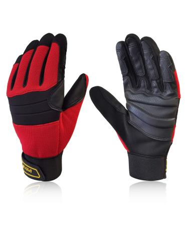 Intra-FIT Climbing Gloves Anti-Slip Durable Rope Gloves, Perfect for Rappelling, Rescue, Rock/Tree/Wall/Mountain Climbing, Adventure, Outdoor Sports Gloves X-Large