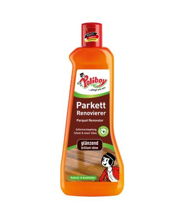Poliboy - parquet renovator shiny - for wooden and cork floors - Immediately seal - soil cleaning - individually - 500ml - Made in Germany parquet Renovier shiny 500 ml (1 Pack)