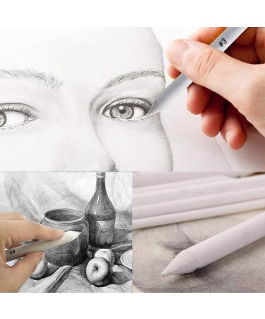 22-Piece Blending Stumps & Tortillions Set with Sharpeners, Extension Tool, and Eraser - Ideal for Student Sketch Drawing - Buy Online on SooperMarket.com