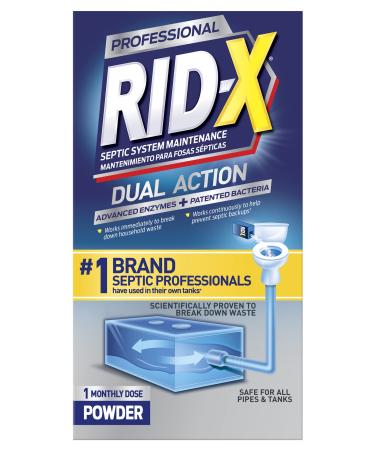 Rid-X 1920094143 Septic Treatment, 9.8 Ounce (Pack of 1)