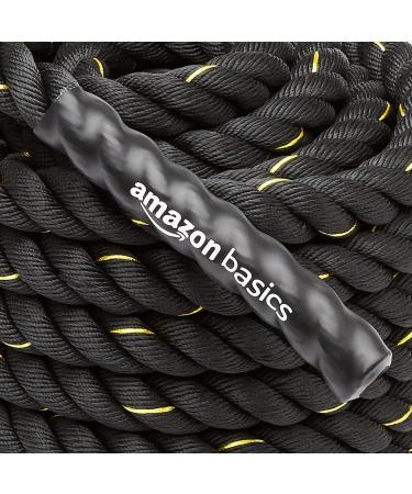 Amazon Basics Battle Rope - 30/40/50 Foot Lengths, 1.5/2 Inch Widths - Buy Online on SooperMarket.com