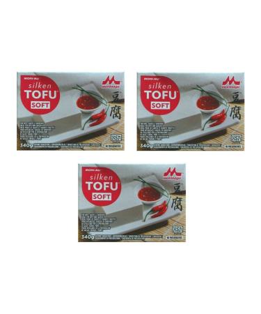 Pamai Pai Three-pack: 3 x 340g Soft Tofu Soft soapy tofu for vegan vegetarian cuisine