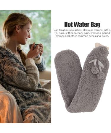LBEC Rubber Hot Water Bottle - Safe Durable Multifunctional Heater | Dark Gray | International Shipping - Buy Online on SooperMarket.com