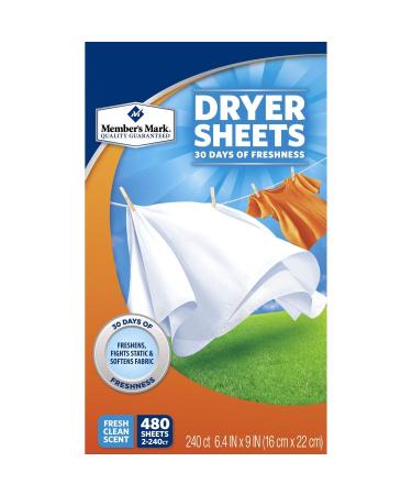 Member's Mark Fabric Softener Sheets (480 ct.)