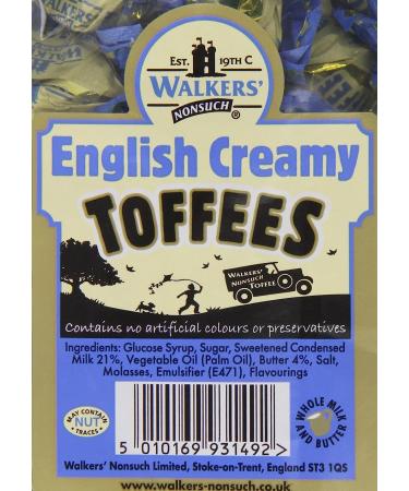 Walkers English Creamy Toffees 500g Delicious Tasty And Twisty Treat Gift Hamper For Birthday Christmas Sold By Kidzbuzz - Buy Online on SooperMarket.com